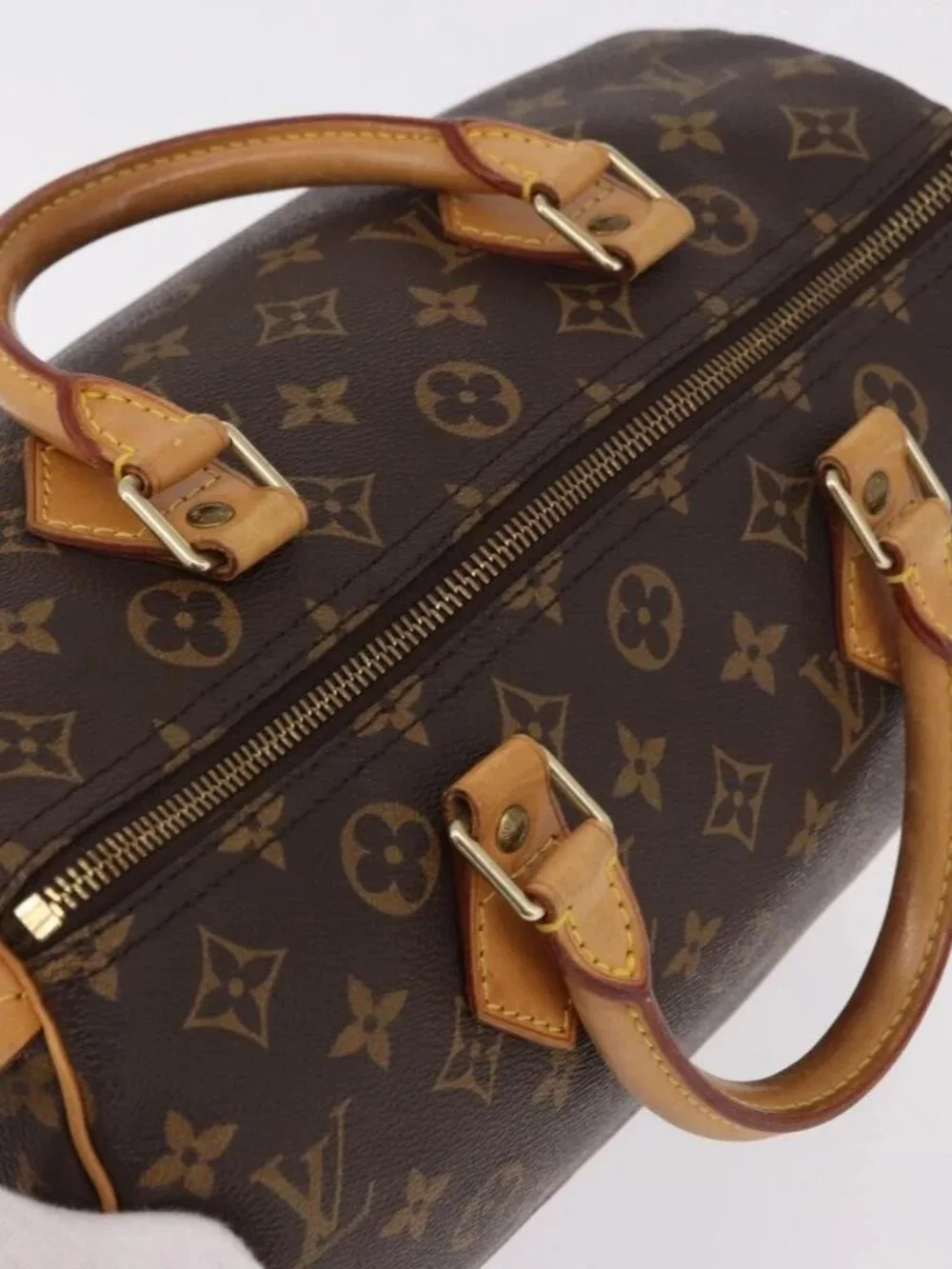 LOUIS VUITTON Monogram Speedy 30 Hand Bag M41526 LV Auth 187952A